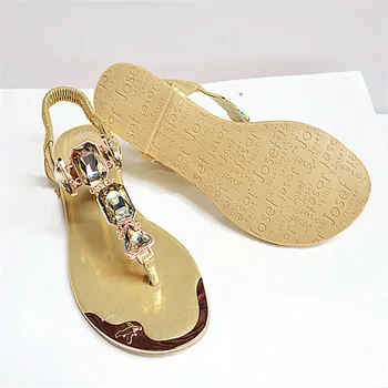 HOVINGE Topánky ženy sandále 2018 horúce módne Drahokamu lete ženy sandále dámske topánky