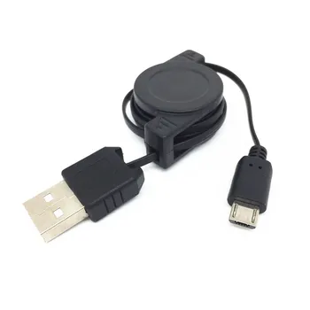 Zaťahovacie Micro USB Sync Kábel Nabíjačky pre Lg Optimus G Pro M S T Vu 2 F200L Lg Lg830 Spyder Ln510 Povesť Dotyk Lx265