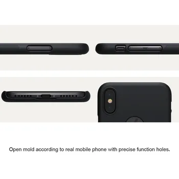 10pcs/veľa veľkoobchod Nillkin Super Matné Štít puzdro Pre Apple iPhone XS PC Pevný Zadný Kryt puzdro Pre iPhone X prípade 5.8 palec