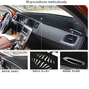 Auto panel pokrýva mat pre Nové BMW 7 Series no HUD 2008-rokov Ľavej strane disku dashmat pad dash kryt auto príslušenstvo