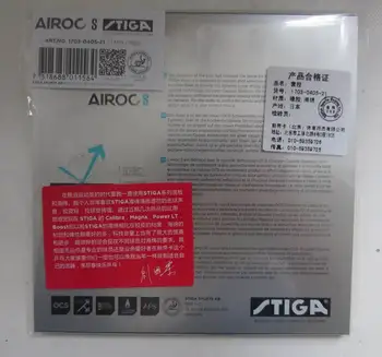Pôvodné Stiga stolný tenis gumy AIROC-S AIROC S pupienky na (obojručný bekhend) stiga stolný tenis rakety, raketové športy