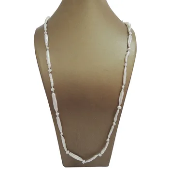 BIWA sladkovodné PERLOVÝ NÁHRDELNÍK PRÍRODY SLADKOVODNÉ Baroková PERLA dlhý NÁHRDELNÍK ,80-150 cm ,perla dĺžka veľkosti 15-35 mm