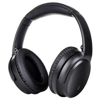Low-Latency Headset Bluetooth 5.0, Aktívne Redukcia Šumu Bluetooth Headset, Super Bass Slúchadlá Skladacia Zátkové Chrániče Sluchu