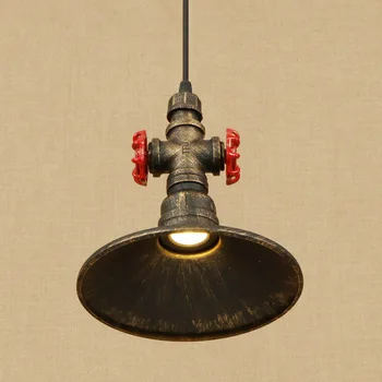 Retro Priemyselné Prívesok Svetlo LED 4 Štýly Železa vodovodné Potrubia Prívesok Lampy, Obývacia Izba, Reštaurácia, Bar, Kaviareň v Kuchyni lôžková Izba