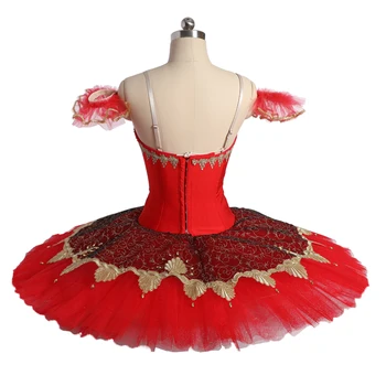 Nový Príchod Dospelých Červená Profesionálne Balet Tutu Kostýmy Na Firebird Výkon Baletu Tanečnej Scény Nosenie Dievčatá Baletné Sukne