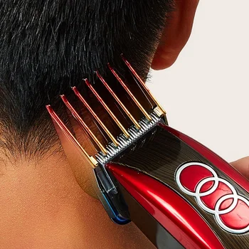 10PCS Professional Hair Clipper Kovovú Sponu Sprievodcov Limit Hrebene Stráže pre WAHL Nožnice