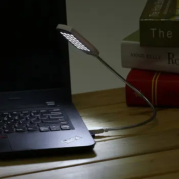 Super Jasné Notebook Svetlo 28 LED USB Svetlo Flexibilný Počítač Lampa Prenosná Stolná Lampa na Čítanie Univerzálne Príslušenstvo k Počítačom