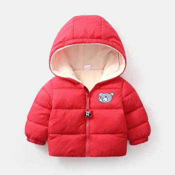 2020 Zimná Fleece Batoľa Vesty Pre Chlapcov, Dievčatá Teplé Deti Oblečenie S Kapucňou Deti Vrchné Oblečenie Windbreaker Detská Bunda Deti Kabát