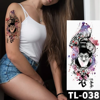 Voda Prenos Tichom kotvy vlny Dočasné Tetovanie Nálepky Hodiny Lily Pearl Vzor Nepremokavé Falošné Flash Tetovanie pre mužov, ženy