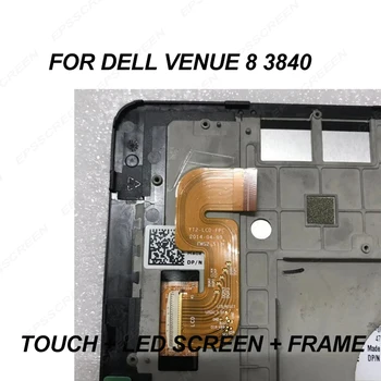 Pre Dell MIESTO 8 3840 DP/N 00NDFK 0RG3MF 08F04R B080UAN01.4LCD Dotykový Panel digitalizované rám rám displeja 5613W FPC-1