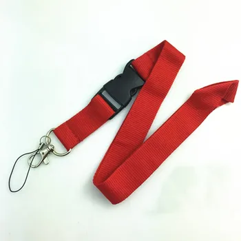 Červená Keychain ozdobná šnúrka na uniforme Krk Krúžok Pre ID Pass Karty Odznak Telocvični Kľúč, Mobilný Telefón, USB Držiak na Zavesenie Lana, Lano 1pcs/veľa