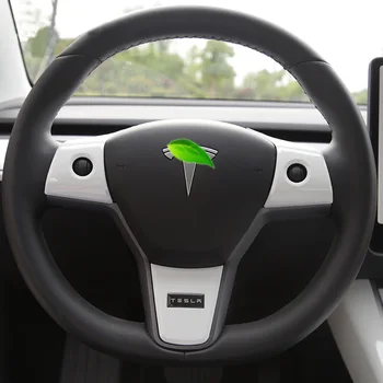 3ks Nastaviť Auto Volov Kolesa Dekoratívne Nálepky Pre Tesla Model 3 2017 - 2019 Automobilový priemysel Interiér Nálepky Styling Auto Samolepky