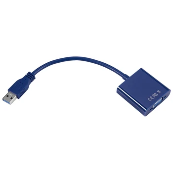 Multi-Displej Adaptér USB 3.0 na VGA Converter Externé Video Grafická Karta pre Prenosné DVD Prehrávač Tablety s pohonom Rozšírenie