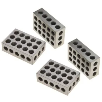 1-2-3 Bloky Uzavreté 2 Páry 23 Otvorov (1 Palec X2 Palcový X3 Palca) 123 Nastaviť Presné Frézovanie Strojník