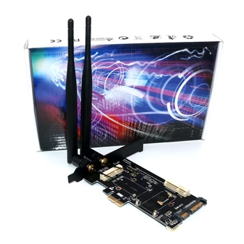 Mini PCI-E/ mSATA SSD PCI-E) SATA 2.5 Adaptér s SIM Karta, Slot pre WiFi/ 3G/4G/LTE/ Msata SSD