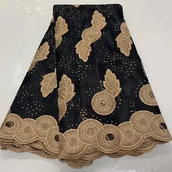Kábel Nežnej čipky textílie Guipure čipky tissus dentelle kamienkami perle najnovšie afriky šnúrky 2020 nigérijský tkaniny vysokej kvality 5yard