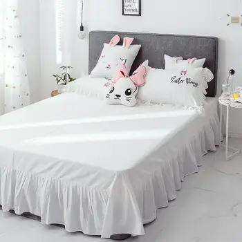42 štýl roztomilý králik posteľná bielizeň Sady Bedsheet posteľ sukne Pillowcas Deka Kryt Nastaviť pre Deti jednolôžko