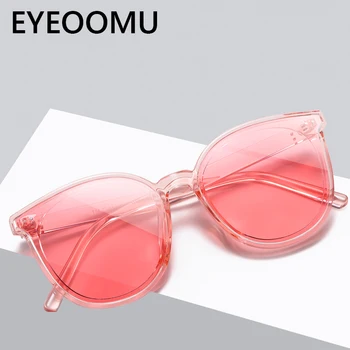 EYEOOMU Vintage Oválne Cat Eye slnečné Okuliare Pre Ženy Polarizované Zrkadlo UV400 Vysokej Kvality, Luxusné Značky Dizajn Žena Viac Veľkosť Rámu
