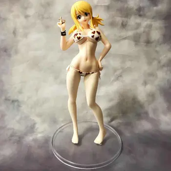 24 cm Anime Víla Chvost Lucy Heartphilia Plavky, Bikiny, Ver. 1/7 PVC Akcie Obrázok Modelu Sexy Dievča, Dekorácie, Hračky, Bábiky Úplne Nové