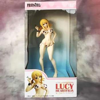 24 cm Anime Víla Chvost Lucy Heartphilia Plavky, Bikiny, Ver. 1/7 PVC Akcie Obrázok Modelu Sexy Dievča, Dekorácie, Hračky, Bábiky Úplne Nové