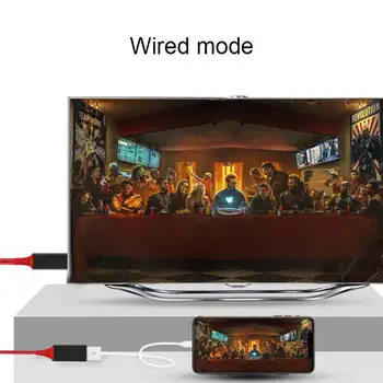 1m HDMI Bezdrôtový Screencaster 2,4 GHz+5 ghz Dual-band WiFi USB Port Podporuje Káblové/Bezdrôtové pripojenie na Telefón/iPad/Mac book/Android/Win8