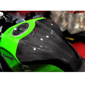Carbon Fiber Ninja 400 Palivovej Nádrže Kryt Prípade Plynu Kapotáže Spp Bodykit Shell pre KAWASAKI NINJA400 2018 2019 Motocyklové Príslušenstvo