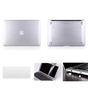 Crystal Prenosný Pevný Kryt Puzdro+Kryt Klávesnice+Screen protector+Prachu Pulg Pre Apple MacBook 13Air Nový model A1932 2018 Uvoľnenie