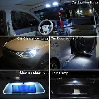 10Pcs LED T10 W5W Žiarovky Auto lampy Svetlá Pre Toyota V Hilux Land Cruiser Avanza Carina Celica Corona Aygo Avalon Auris
