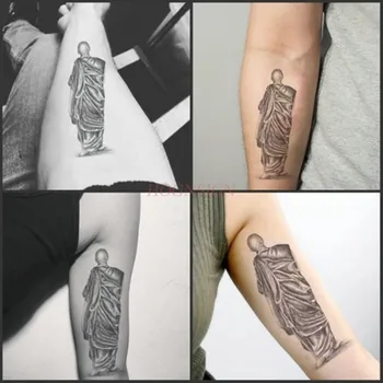Nepremokavé tetovanie Nové tetovanie nálepky nepremokavé mužov a žien trvalé mních 3d simulácia kvet arm arm tattoo nálepky tela
