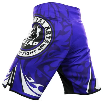 VSZAP MMA šortky Muay Thai box boj Odolné tkaniny, Elastickú rozkroku lacné mma šortky mužov boxerské šortky