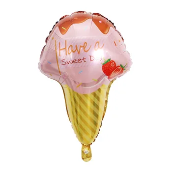 Ice Cream Prstencového Hélium Fóliový Balón Summper Strany Happy Birthday Party Dekorácie, Svadobné Baby Sprcha Vzduchu Gule