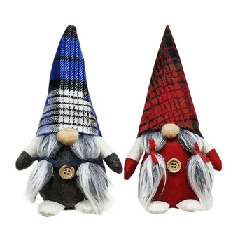 Viazané Fúzy Gnome Ručné Švédske Vianočné Navidad Santa Tomte Oblečenie Pre Bábiku Dovolenku Hračka Vianočné Ozdoby Domov