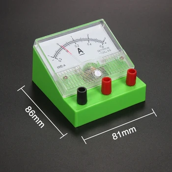 Analógové Napätie, Voltmeter Merač Triedy 2.5 Elektriny Vyučovania Experiment Nástroj Environmentálne Vzdelávacie Hračky Ammeter nástroj ABS
