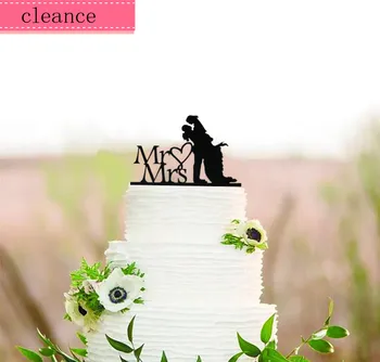 čierny akryl nevestu a ženícha, siluety tortu vňaťou svadobné mulčovače zapojenie pán pani mulčovače, party dekorácie