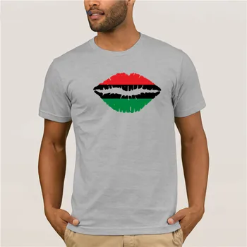 2020 Lete Fashionprinted Pan American Africké Dedičstvo Vlajka Farby Pery tee tričko pre mužov vybavené Humor lete mens