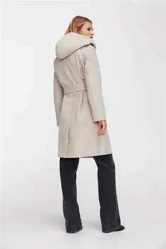2020 Jeseň Vlnené Kabát Ženy Módy Klasické Cashmere Ženy Vlnené Elegantný Kabát Dlhý Kabát, Bundy Ženy Streetwear s Spp