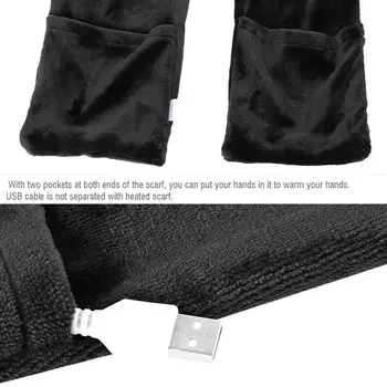 USB Kúrenie Šatku Velvet Studenej Ochrany Pohodlné Strečové Tkaniny s Módny Dizajn Nádherný Darček