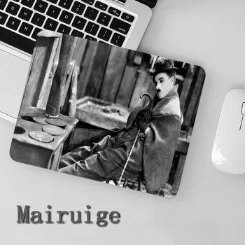 Mairuige veľká podpora najlacnejšie podložka pod myš multi-veľkosť komédia master chaplin čierne a biele fotografie, počítačové hry