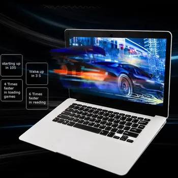 Ultra-tenký Notebook PC 14.1-palcový Netbook 1366*768P Displej pixelov, 2GB+32GB pre Windows10