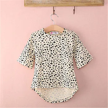 Novetly Batoľa, Dieťa Dieťa Dieťa Dievča Leopard Šaty O-Krku Tri Štvrtiny Rukáv Topy Party Šaty Príležitostné Letné Oblečenie