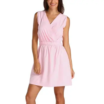 Módne dámske Šaty bez Rukávov Bodycon Večierok Krátke Práca Business Mujer Mini Šaty S Black White Pink Šaty Dropship