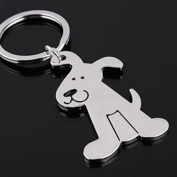 Roztomilý Pes Šteňa, Tvarované Kovové Prívesok Na Módne Osobnosti Auto Keychain Keyring Kľúča Držiteľa Kľúča Pracky Vrecku Nástroje Milenca Dary