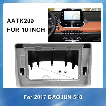 10 palcový autorádia Fascia Rámu Prístrojovej dosky pre 2017 Baojun 510 základnú Jednotku Auto Refitting Stereo GPS Navigačný panel dosky