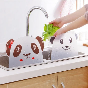 Nepriepustné ozvučnice doska gadget prísavky rack Roztomilá panda tvar chladiča vody splash bazén kuchynské náradie