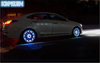 4 Režimy 12 LED Vodotesný Solárne Led Bleskom Lampa Pneumatík, Osvetlenia Vozidla Refitting príslušenstvo pre Honda fit dohodou crv občianske 2006-2012 hrv