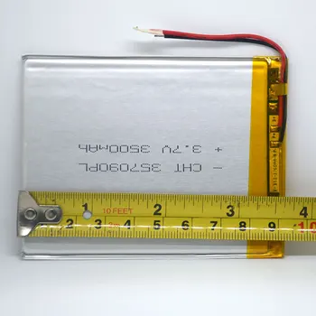 Batéria 2 Drôt 3,7 v 3500mah 7 Palcový Tablet Univerzálny Polymer Lithium Batéria pre Palec Regulus-3 +Nástroj Skrutkovač