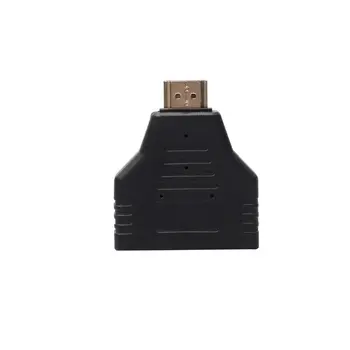 Kompatibilný s HDMI Samec Samica 1 do 2 tak Splitter Adaptér Kábel pre HD TV
