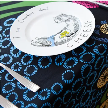 Nordic Bavlna Polyester Plátno Obdĺžnik Obrus Dekoratívne Tabuľka Kryt Pre Domáce Káva, Čaj Stôl Tapete