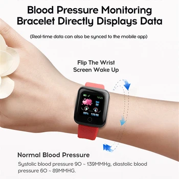 BINSSAW Nové Inteligentné Hodinky Mužov Srdcového tepu, Krvného Tlaku Ženy, Fitness Tracker Smartwatch Športové Náramkové Hodinky IOS Android
