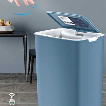 Automatický Senzor Smetisko Inteligentný Senzor Koša Indukčné odpadkovom Koši Eco-Friendly smetného koša Domácností Koša 14L